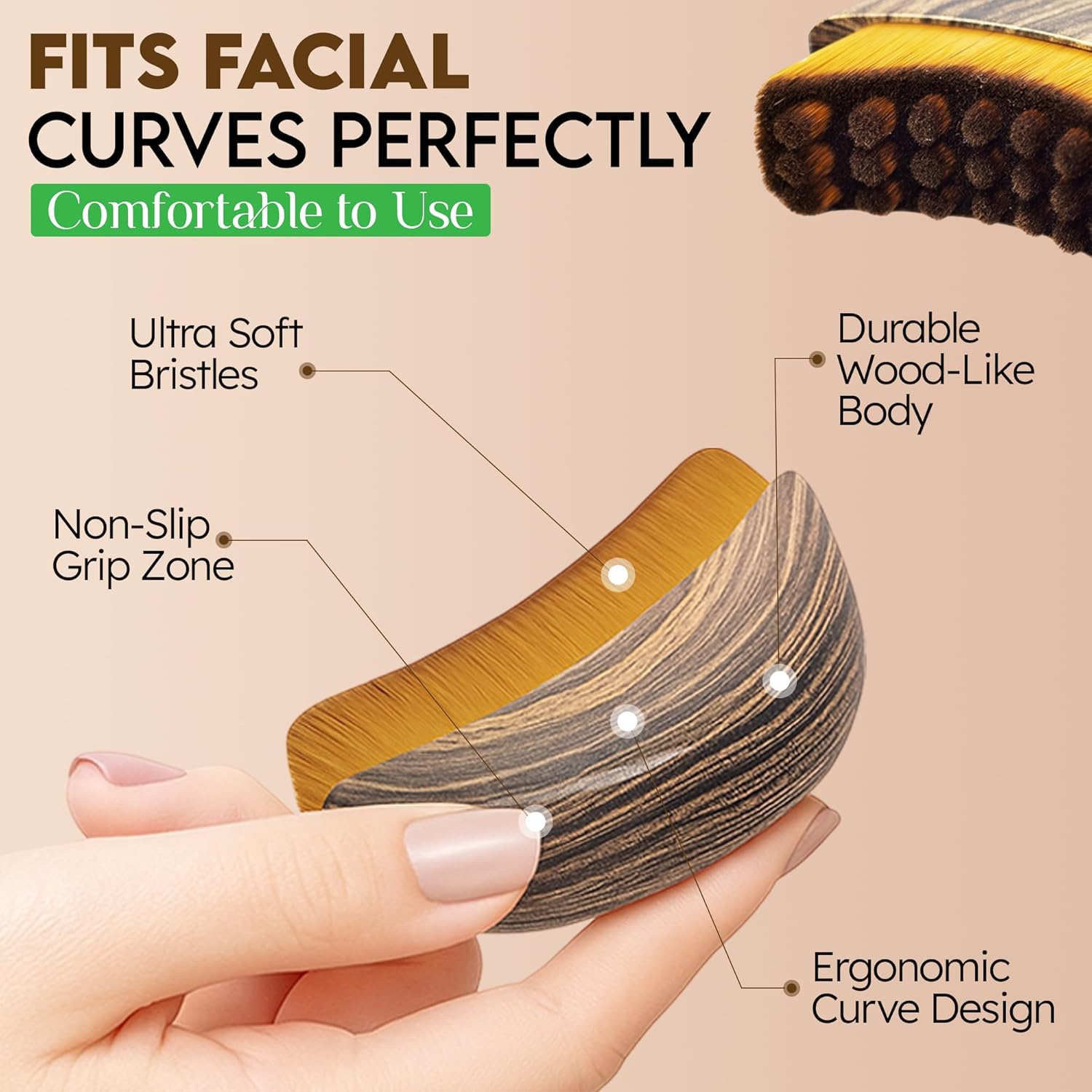 Veluora - Lymphatic Contour Face Brush