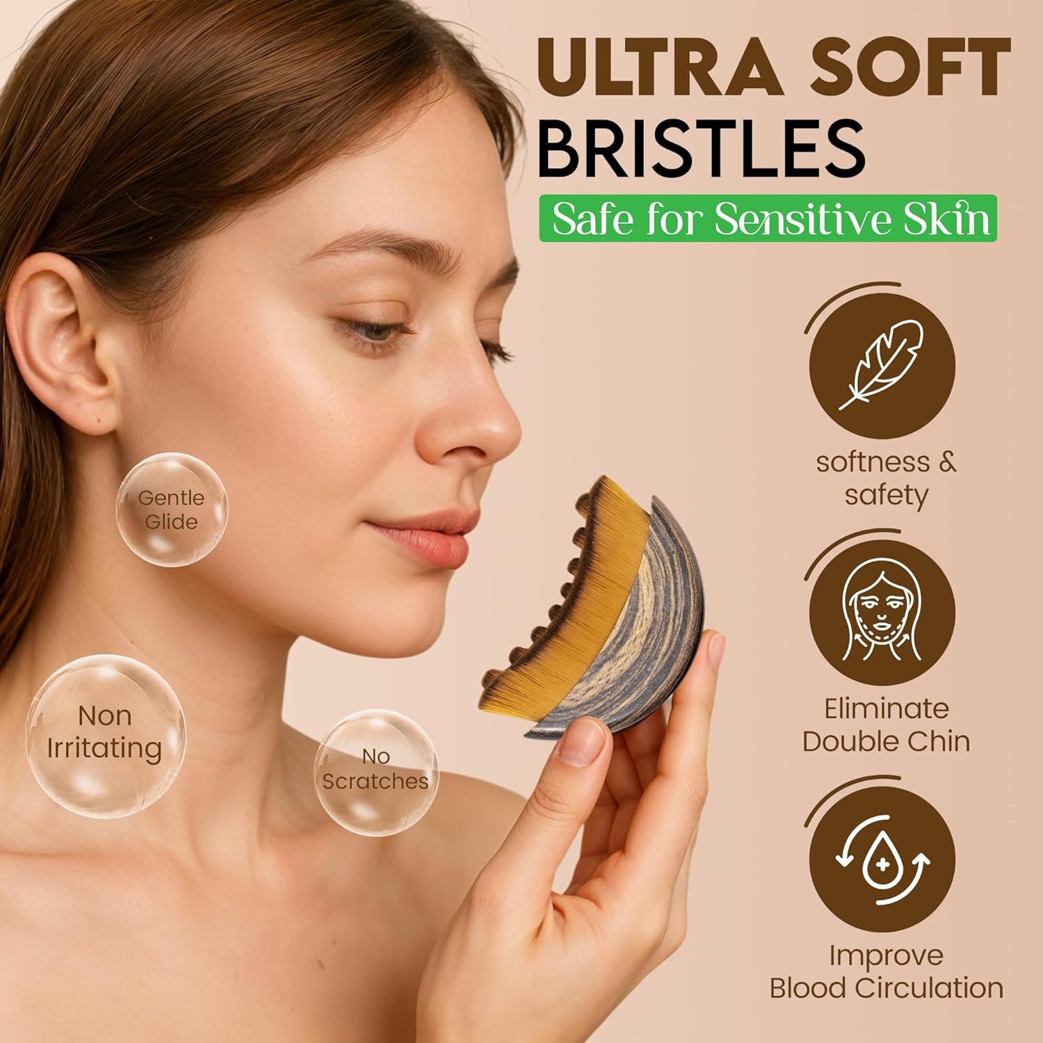 Veluora - Lymphatic Contour Face Brush